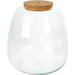 Vase Richmond mit LED-Kork Ø23,5xH25cm Recyclinggl