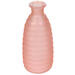Vaas Fomboni glas Ø6xH15cm roze frosted