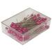 Pushpins 6mm fuchsia/pink - ds 100 st 1354-20