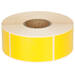 Stickers 40x70mm geel -  rol a 1000 stuks