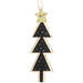 Hanger kerstboom Black hout 9x3,5cm+16cm touw
