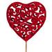 Pick Heartroque 7cm+50cm stick red