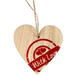 Hanger stempel hart hout 7x7cm+16cm touw rood